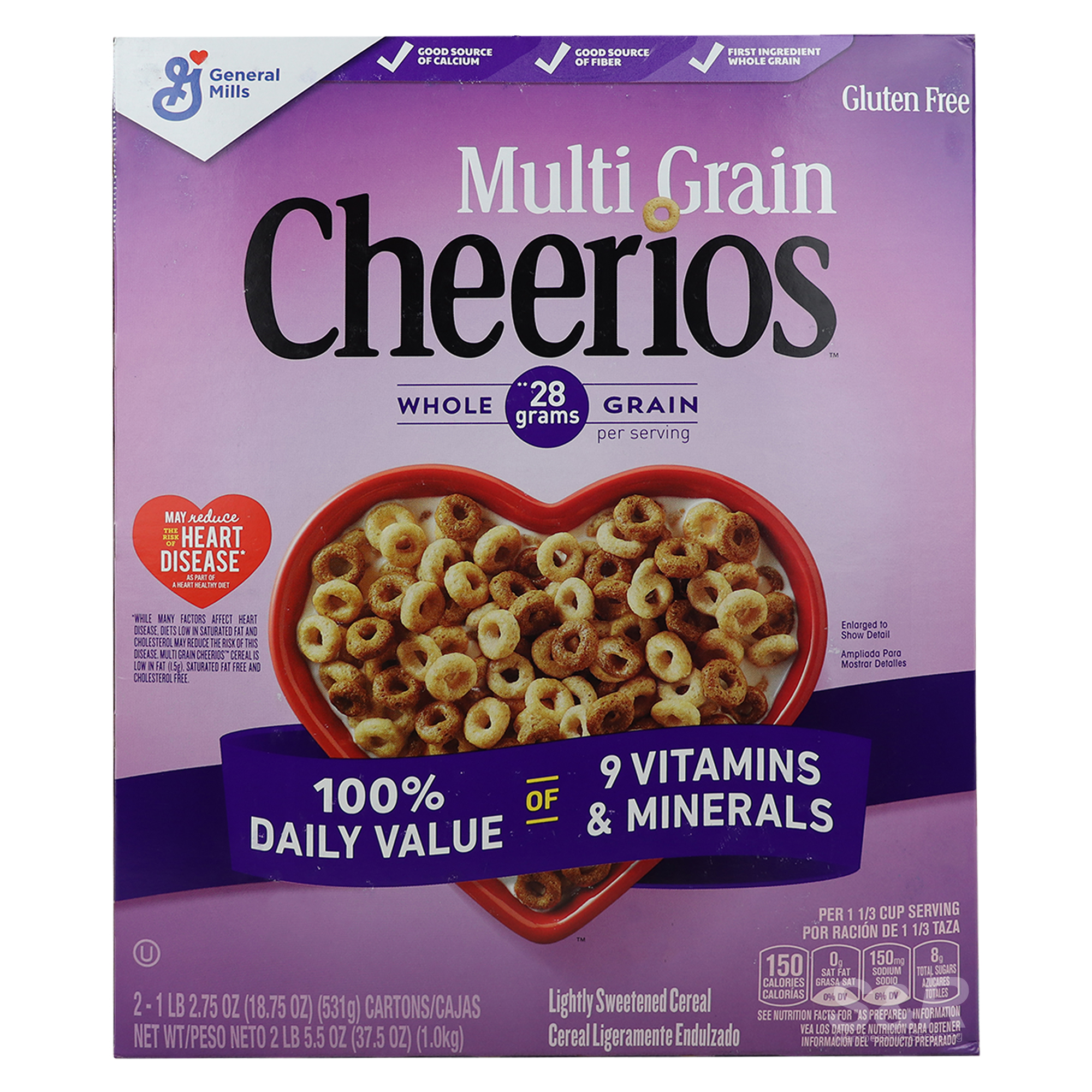 General Mills Multi Grain Cheerios 1kg General Mills Multi Grain Cheerios 1kg